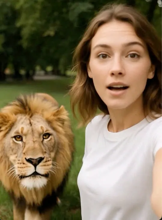 Epic Encounters: the preview still for Lion Encounter Selfie